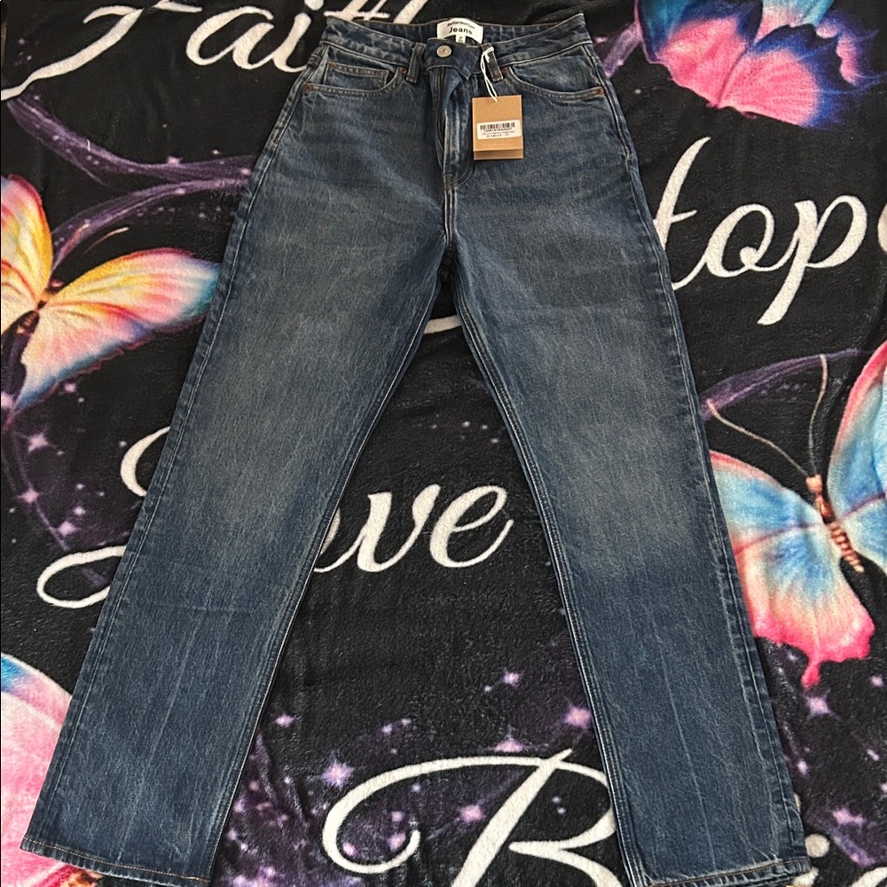 Reformation Jeans Liza Ultra High Rise Straight Jeans